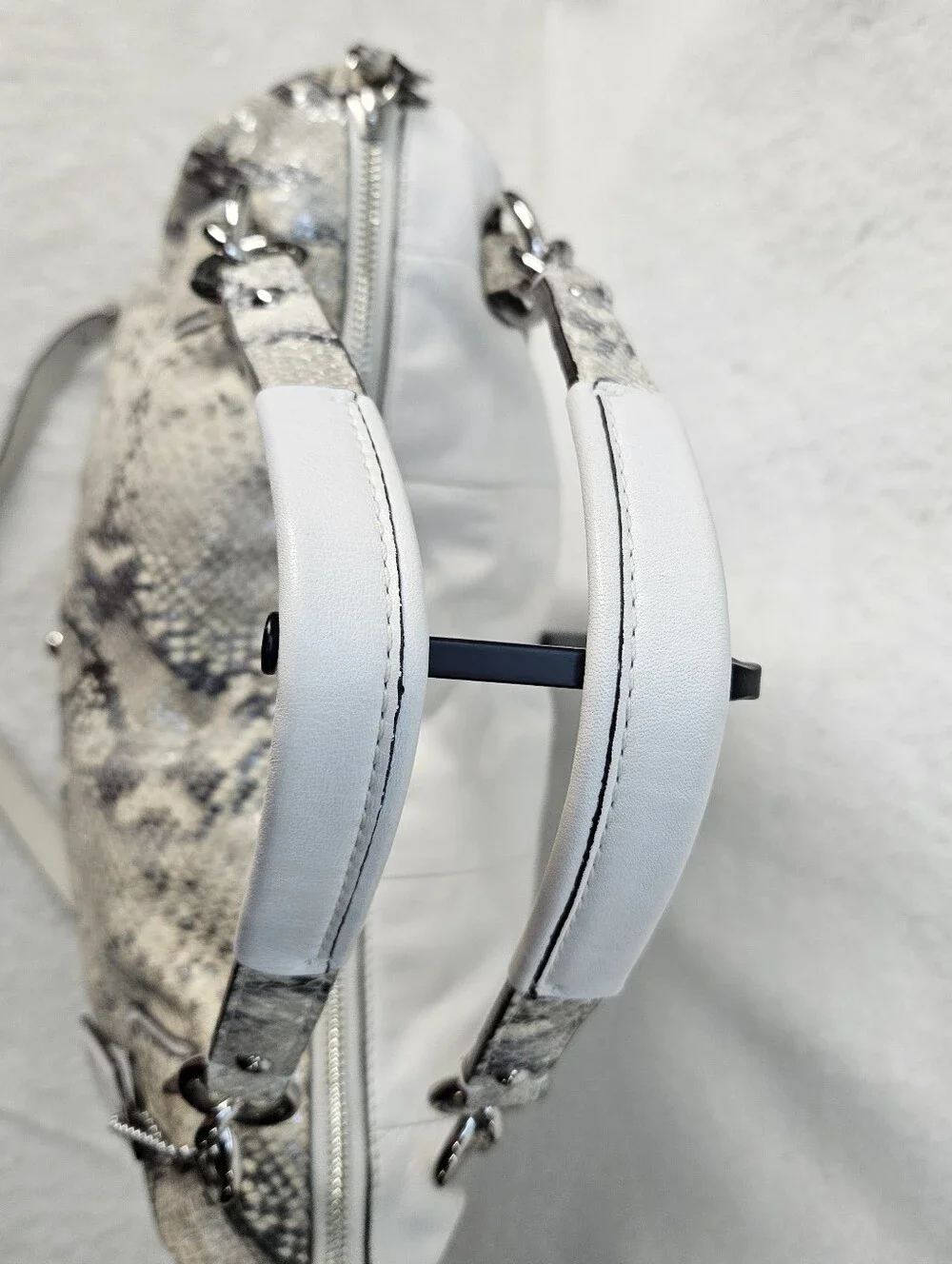 Coach Python Embossed Off White Kristin Hobo Bag 2011